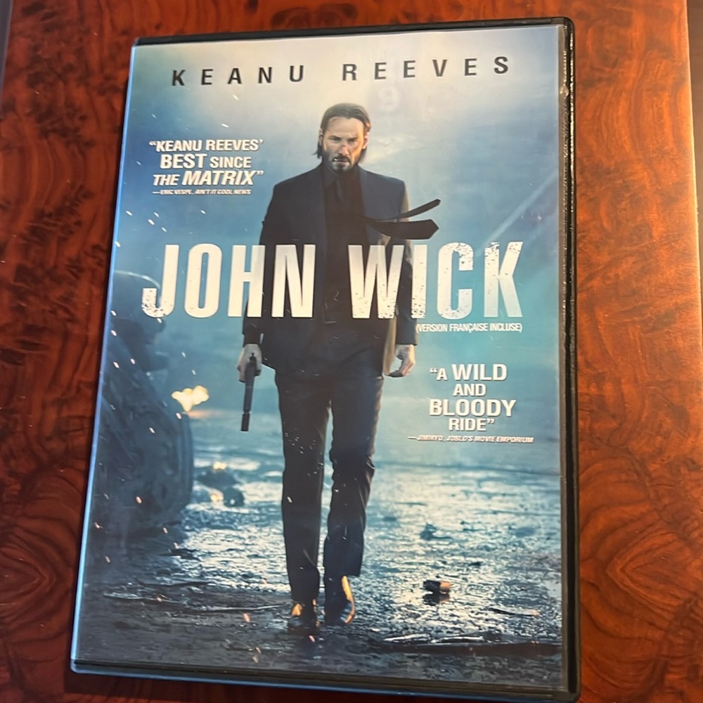 Assorted movies 3/$10  “ John Wick” starring Keanu Reeves ￼